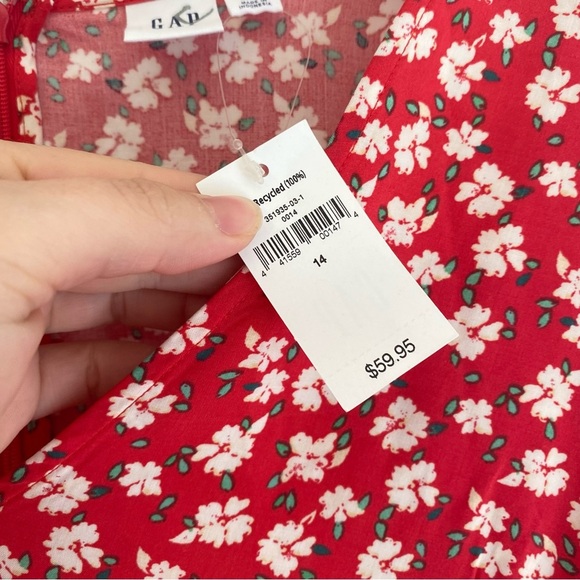 GAP Red Flutter‎ Sleeve Sundress - Picture 5 of 8